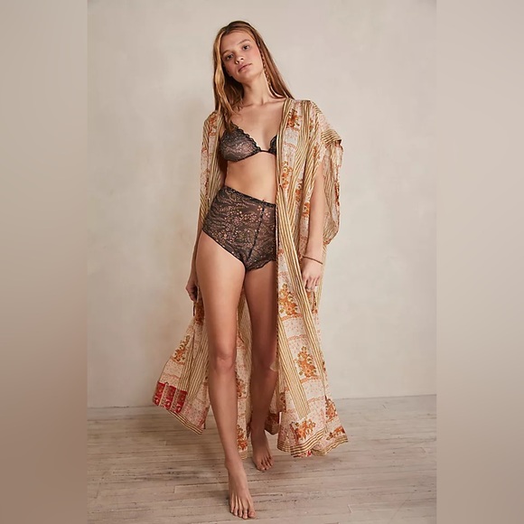 Free People Multicolor Floral Robe - Picture 4 of 5